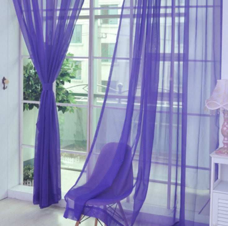 Curtains Solid Tulle Modern Curtains For Living Room Transparent Tulle Curtains Window Sheer For The Bedroom