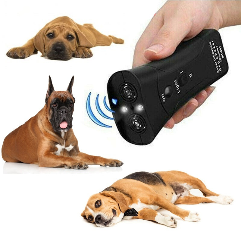 3-in-1 Anti Ultrasonic Barking Dog Training Device