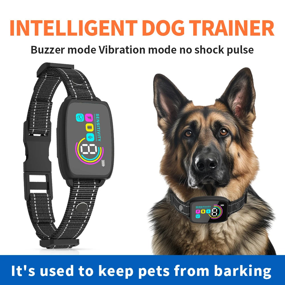 Waterproof Rechargeable Automatic Anti Barking Dog Collar