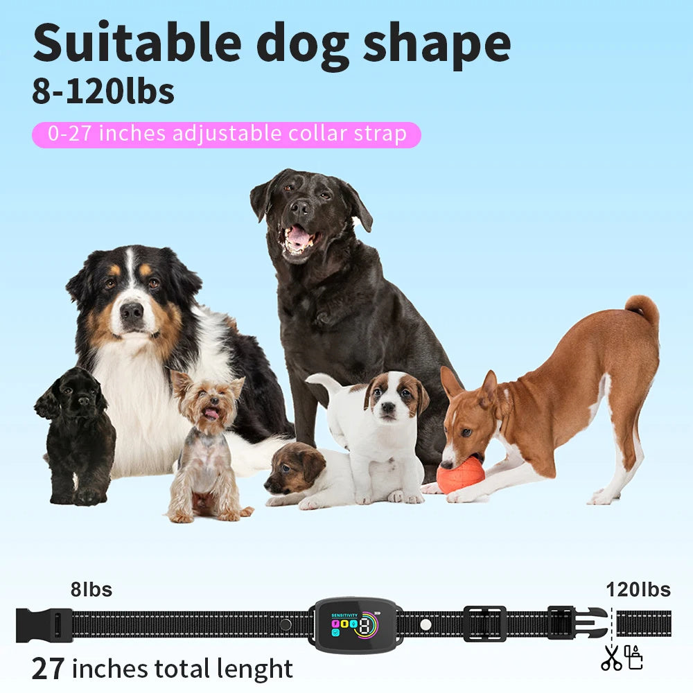 Waterproof Rechargeable Automatic Anti Barking Dog Collar