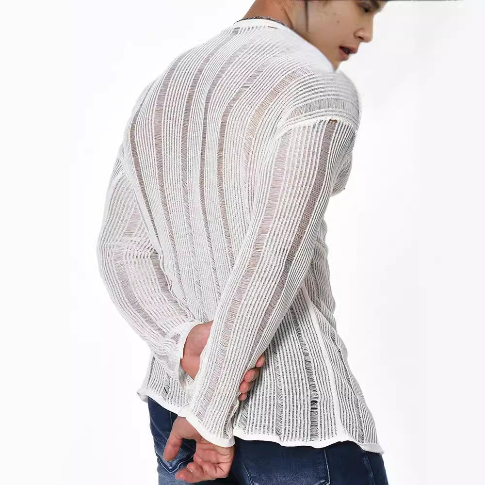 Long Sleeve Loose All-matching Sweater Men's