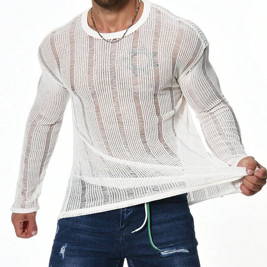 Long Sleeve Loose All-matching Sweater Men's