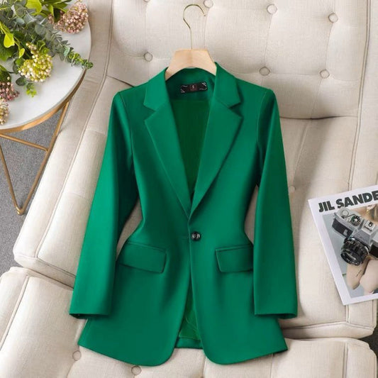 Spring And Autumn All-match Solid Color Suit